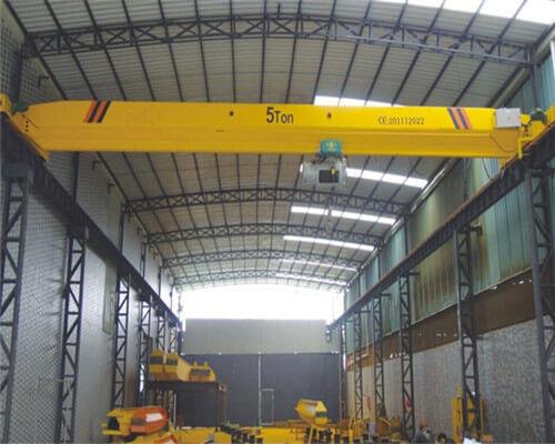 5 টন বিদ্যুৎ Hoist.jpg সঙ্গে একক গের্ডার ওভারহেড কপিকল 5 Ton Single Girder Overhead Crane with Electric Hoist.jpg